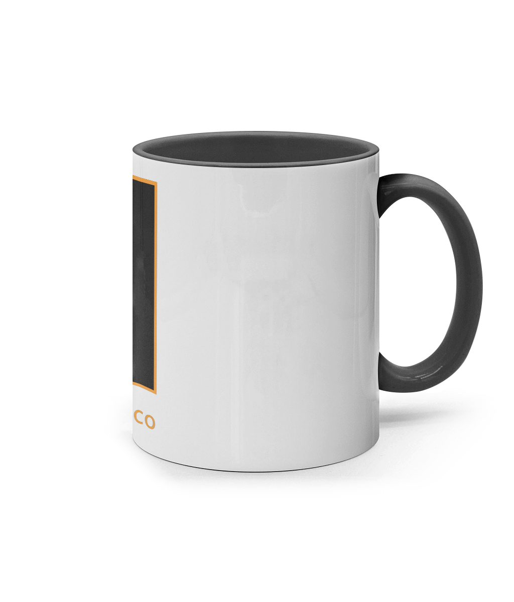 11oz Coloured Inner & Handle Mug logo kristianscoffee.co