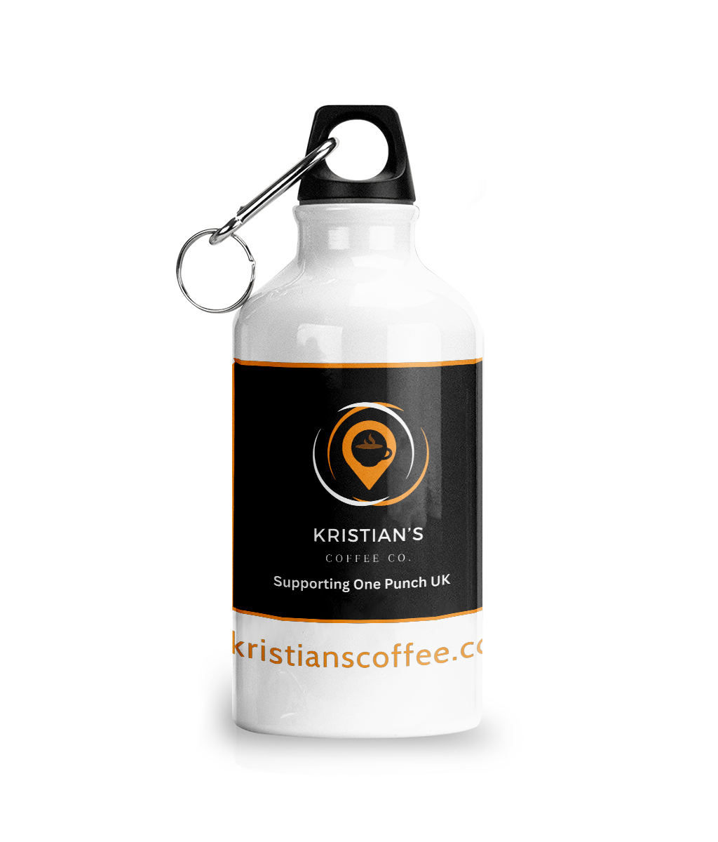 Aluminium Water Bottle logo kristianscoffee.co